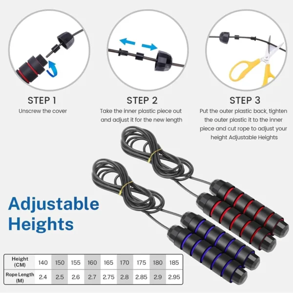 Speed Rope for Home & Travel — Burn Calories Fast
