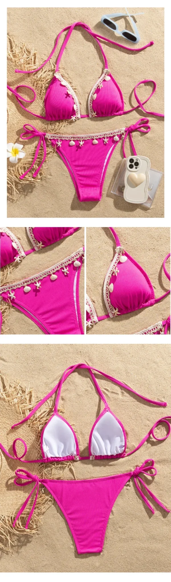 S2536b7103df04876bba9fac63e5b0040c Ocean Muse Bikini – Shell & Starfish Details, Sculpted Brazilian Fit