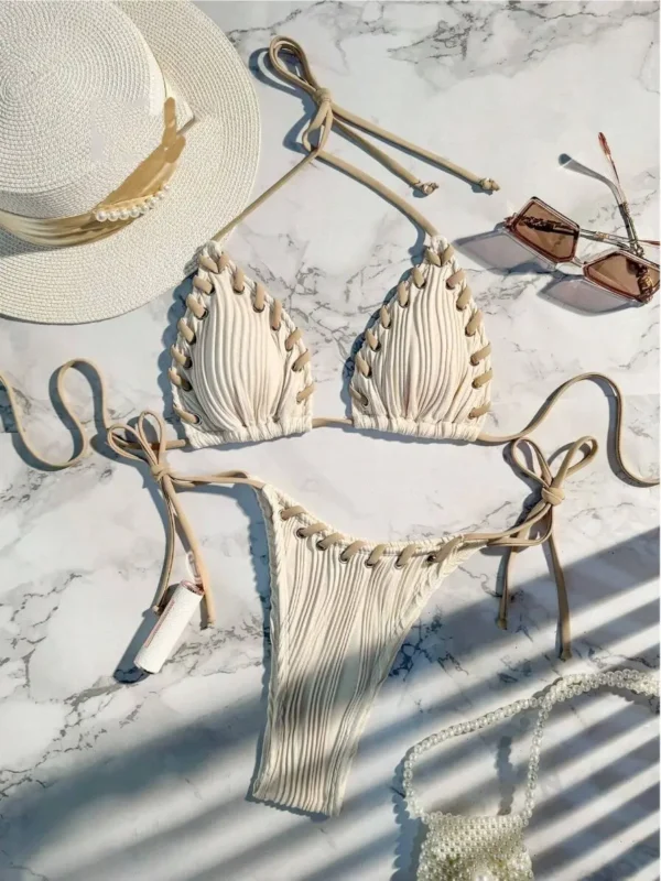 ContourLines Bikini – Sculpting Seams & Brazilian Cut Elegance