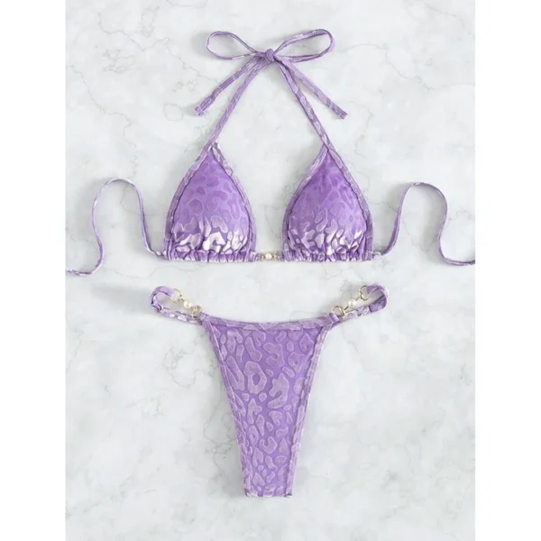 Velvet Touch Bikini – Luxe Hardware & Flawless Fit