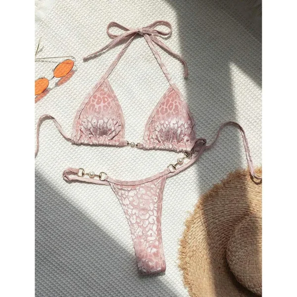 Velvet Touch Bikini – Luxe Hardware & Flawless Fit