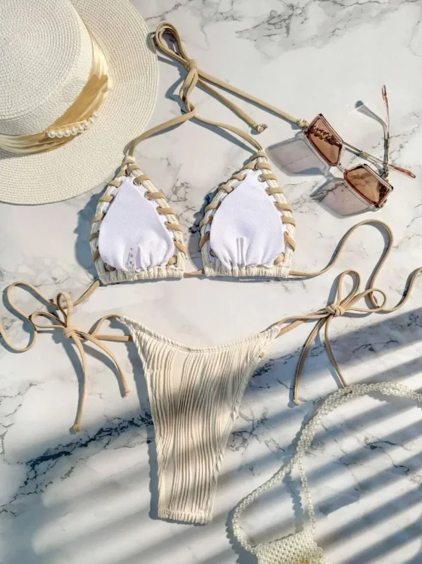 ContourLines Bikini – Sculpting Seams & Brazilian Cut Elegance