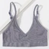 V-Neck Comfort Bralette – Soft Straps, Effortless Fit