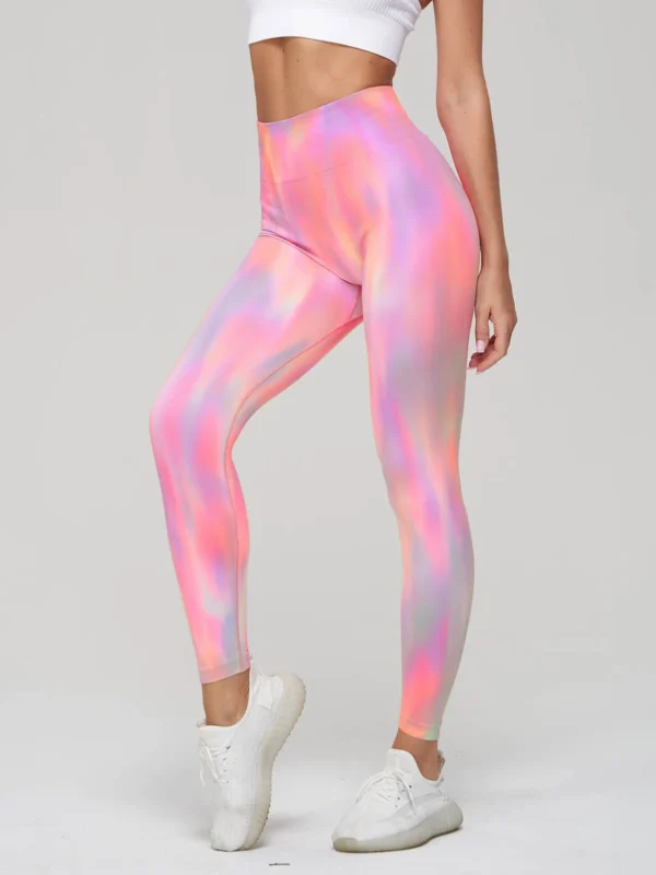 Fitness Yoga Leggings – Vibrant Colors, Second-Skin Feel