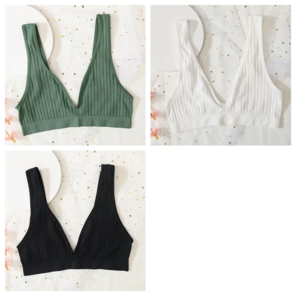 3-Pack V-Neck Tops – Soft, Elegant, Effortlessly You