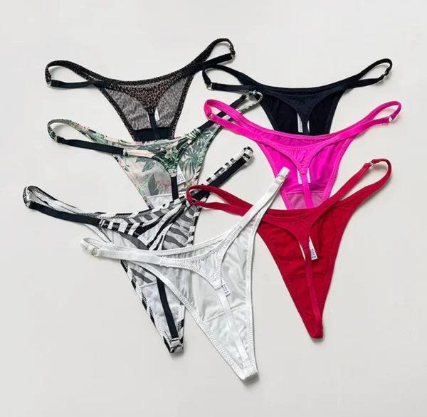 Sexy Seamless Ice Silk Thong Elvaio – 7 Stunning Colors of Softness & Seduction