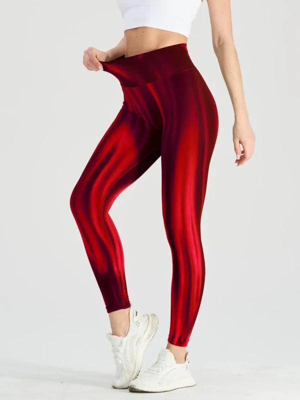 Fitness Yoga Leggings – Vibrant Colors, Second-Skin Feel