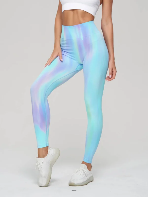 Fitness Yoga Leggings – Vibrant Colors, Second-Skin Feel
