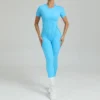 ContourFlow Full-Length Jumpsuit – Sculpting Fit, Open Back, Seamless Elegance