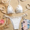 kf-S99355f2c8237464c953fa49743e1d70bo Ocean Muse Bikini – Shell & Starfish Details, Sculpted Brazilian Fit