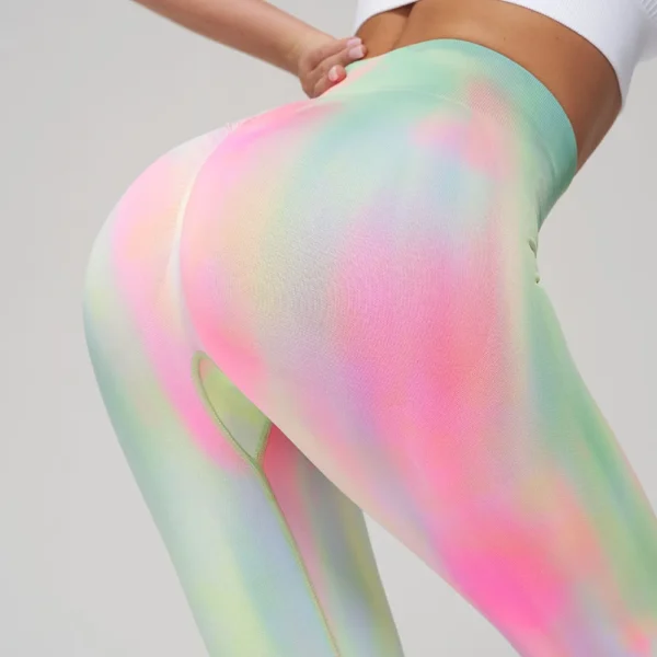 Fitness Yoga Leggings – Vibrant Colors, Second-Skin Feel