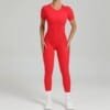 ContourFlow Full-Length Jumpsuit – Sculpting Fit, Open Back, Seamless Elegance