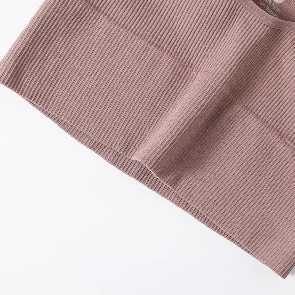Seamless ribbed crop top Elvaio