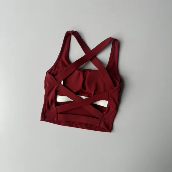 Cross-Strap Sports Bra Elvaio — 8 Beautiful Colors of Powerful Support & Confidence for Active Women