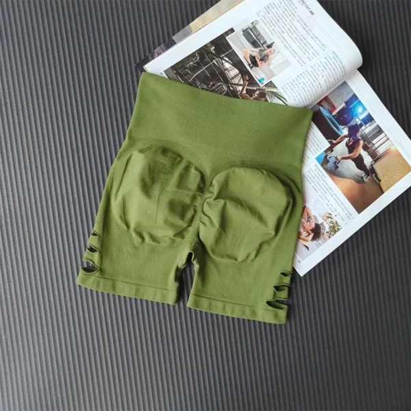 High-Waist Seamless Cycling Shorts Elvaio — 9 Powerful Colors for Perfect Fit & Fearless Freedom