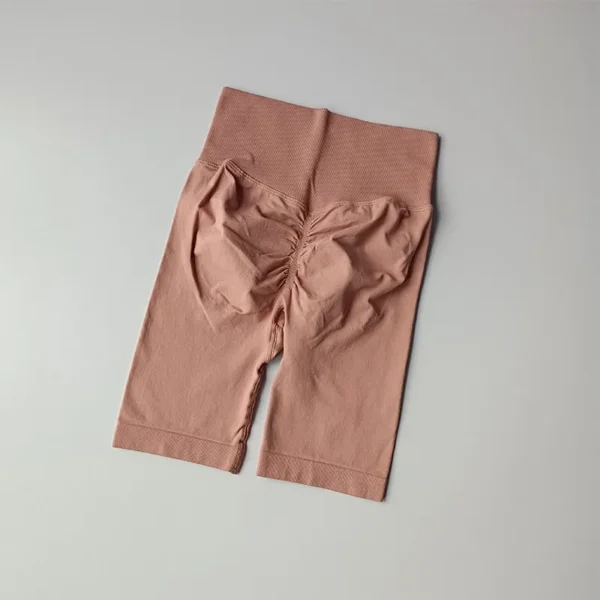 High-Waist Seamless Yoga Shorts Elvaio — 21 Vibrant Colors of Perfect Fit & Powerful Confidence for Active Women