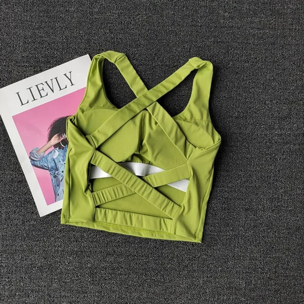 Cross-Strap Sports Bra Elvaio — 8 Beautiful Colors of Powerful Support & Confidence for Active Women