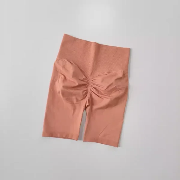 High-Waist Seamless Yoga Shorts Elvaio — 21 Vibrant Colors of Perfect Fit & Powerful Confidence for Active Women