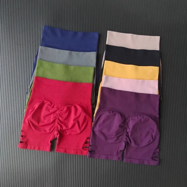 High-Waist Seamless Cycling Shorts Elvaio — 9 Powerful Colors for Perfect Fit & Fearless Freedom