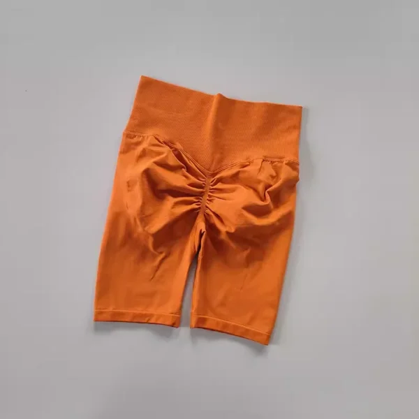 High-Waist Seamless Yoga Shorts Elvaio — 21 Vibrant Colors of Perfect Fit & Powerful Confidence for Active Women