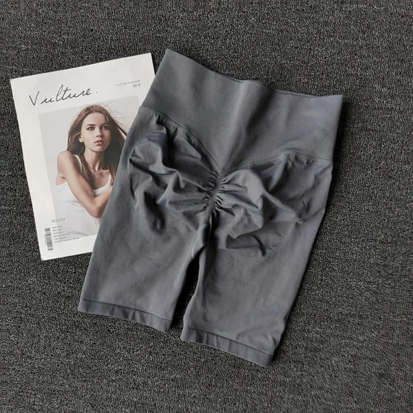 High-Waist Seamless Yoga Shorts Elvaio — 21 Vibrant Colors of Perfect Fit & Powerful Confidence for Active Women