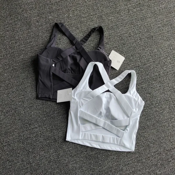 Cross-Strap Sports Bra Elvaio — 8 Beautiful Colors of Powerful Support & Confidence for Active Women