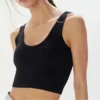 Seamless ribbed crop top Elvaio