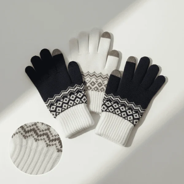 Winter Warm Knitted Gloves with Touchscreen