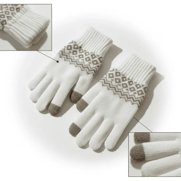 Winter Warm Knitted Gloves with Touchscreen
