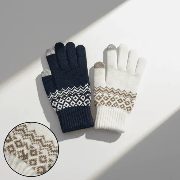 Winter Warm Knitted Gloves with Touchscreen