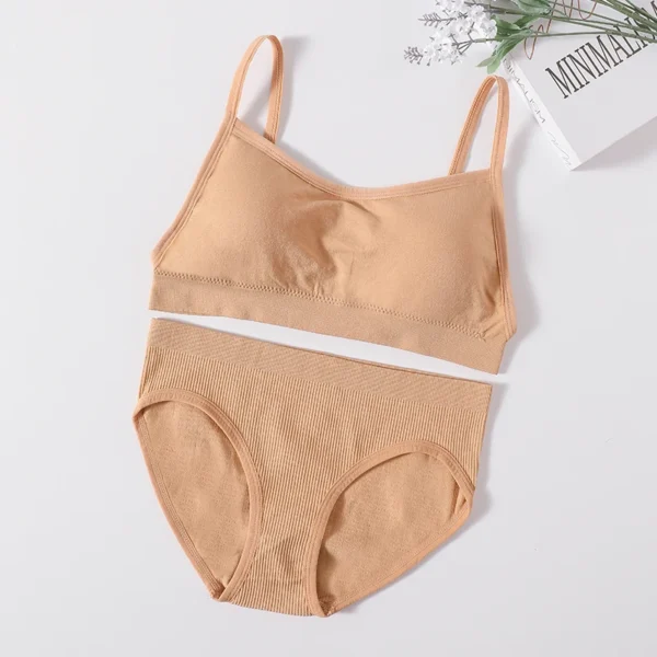 Seamless Ribbed Lingerie Set Elvaio