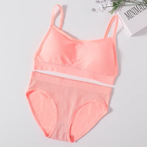 Seamless Ribbed Lingerie Set Elvaio