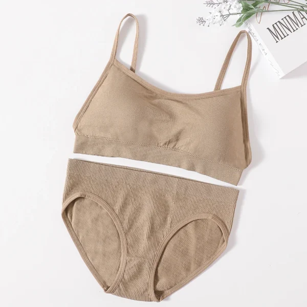 Seamless Ribbed Lingerie Set Elvaio