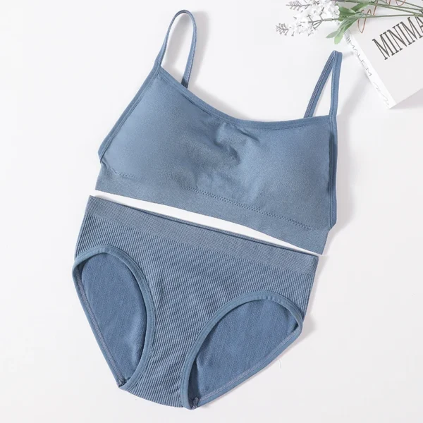 Seamless Ribbed Lingerie Set Elvaio