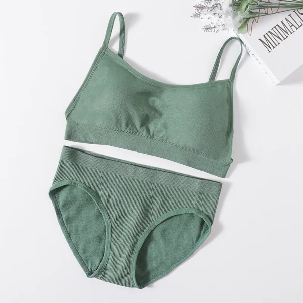 Seamless Ribbed Lingerie Set Elvaio