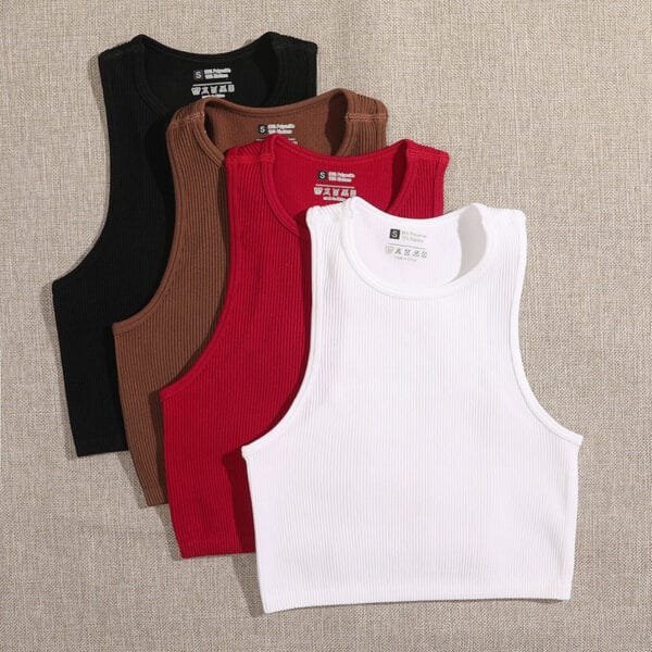 Rib-Knit Crop Top Elvaio — The Ultimate Luxury Comfort & Minimalist Style for Modern Women