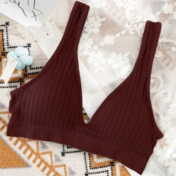 V-Neck Soft Top by Elvaio