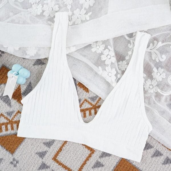 V-Neck Soft Top by Elvaio