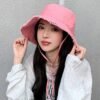 Women's Sunshade Bucket Hat – Foldable Cotton Beach Hat for Travel and Outdoor Protection Women's Sunshade Bucket Hat for Everyday Outdoor Comfort with Elvaio
