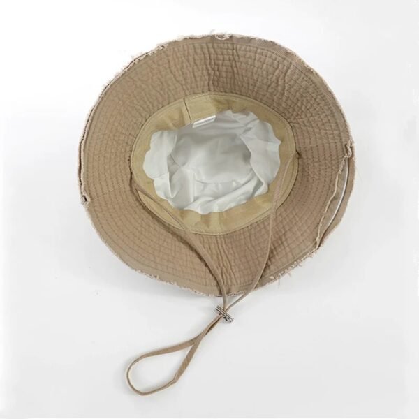 Women's Sunshade Bucket Hat – Foldable Cotton Beach Hat for Travel and Outdoor Protection Women's Sunshade Bucket Hat for Everyday Outdoor Comfort with Elvaio